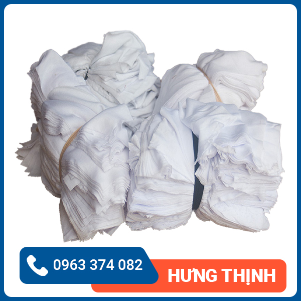 Giẻ lau màu trắng