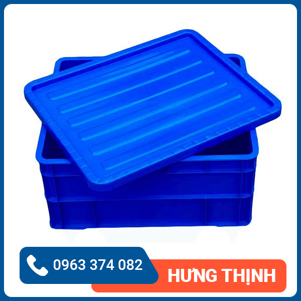 Thùng Nhựa Đặc Có Nắp Đậy