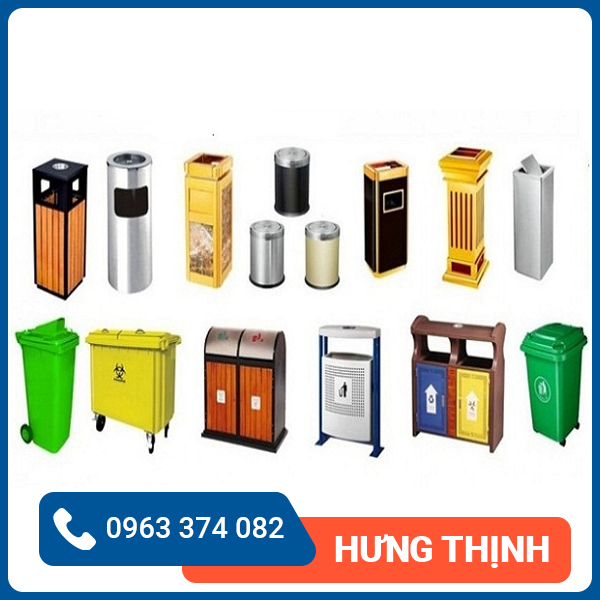 Thùng Đựng Rác Các Loại